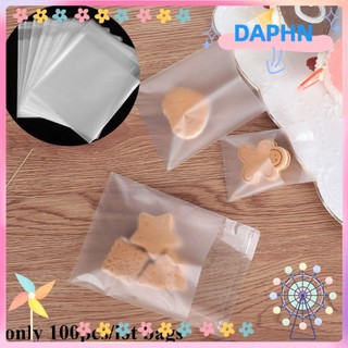 Set 100 túi đựng bánh kẹo tự dính màu nhám trong suốt trang trí lễ cưới/tiệc đẹp mắt