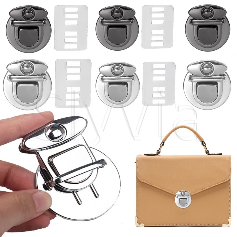 Khóa Kim Loại Mạ Bạc Đa Năng Dùng Để Khóa Túi Xách DIY