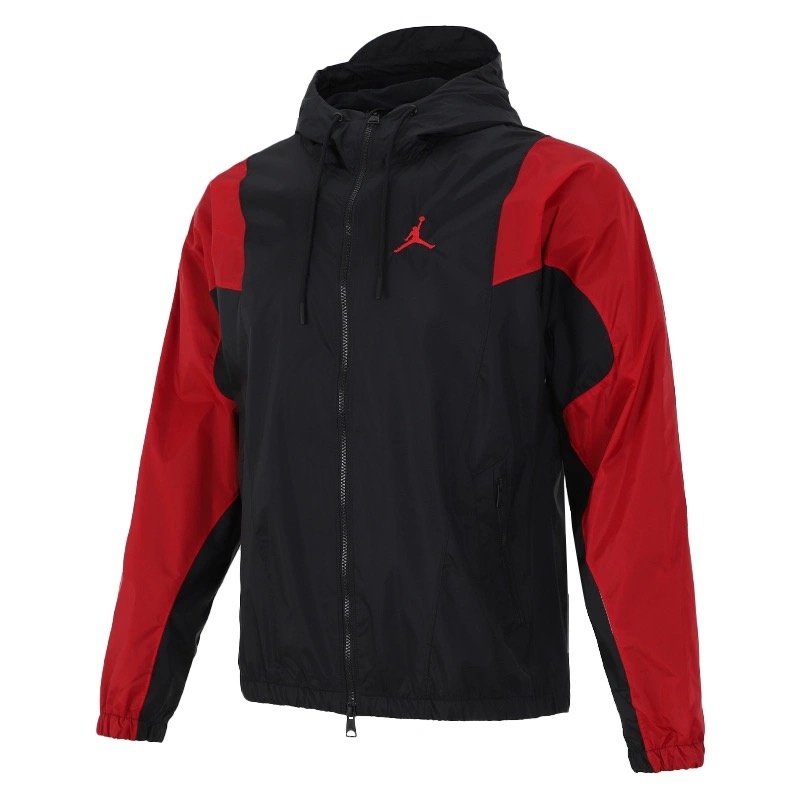 Áo Khoác Gió Thể Thao Có Mũ Trùm Thêu Logo Jordan Thời Trang Cho Nam Và Nữ