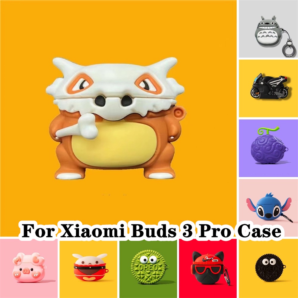 Vỏ Bảo Vệ Hộp Sạc Tai Nghe Xiaomi Buds 3 Pro Xiaomi Buds 3 Pro Mềm Chống Rơi Hình Shiba Inu Dễ Thương