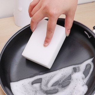 Miếng Bọt Biển nano Rửa Chén Đa Năng Màu Trắng