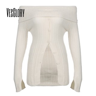 Áo Croptop Trễ Vai Tay Dài Màu Trơn Dáng Ôm Gợi Cảm Thời Trang Cho Nữ 2023