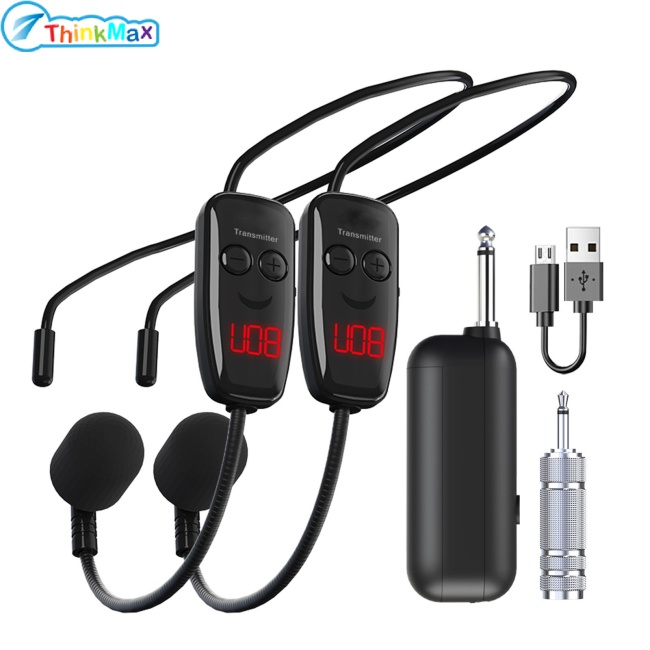 Bộ Micro Không Dây Uhf Khuếch Đại Âm Thanh Hỗ Trợ Dạy Học Ngoài Trời