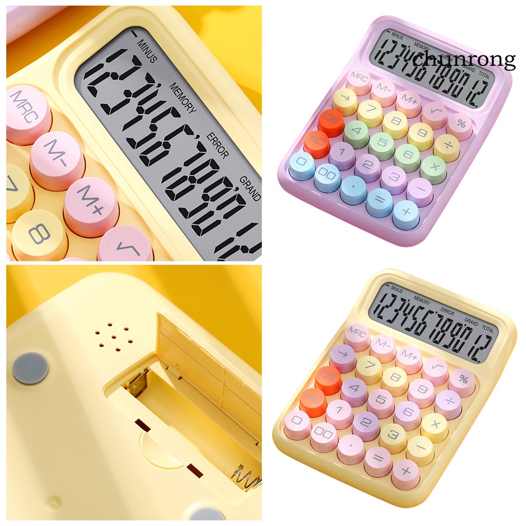 Máy Tính Cầm Tay Màn Hình Tròn Cỡ Lớn Tiện Dụng Cho Gia Đình / Văn Phòng Máy Tính Cho Học Sinh