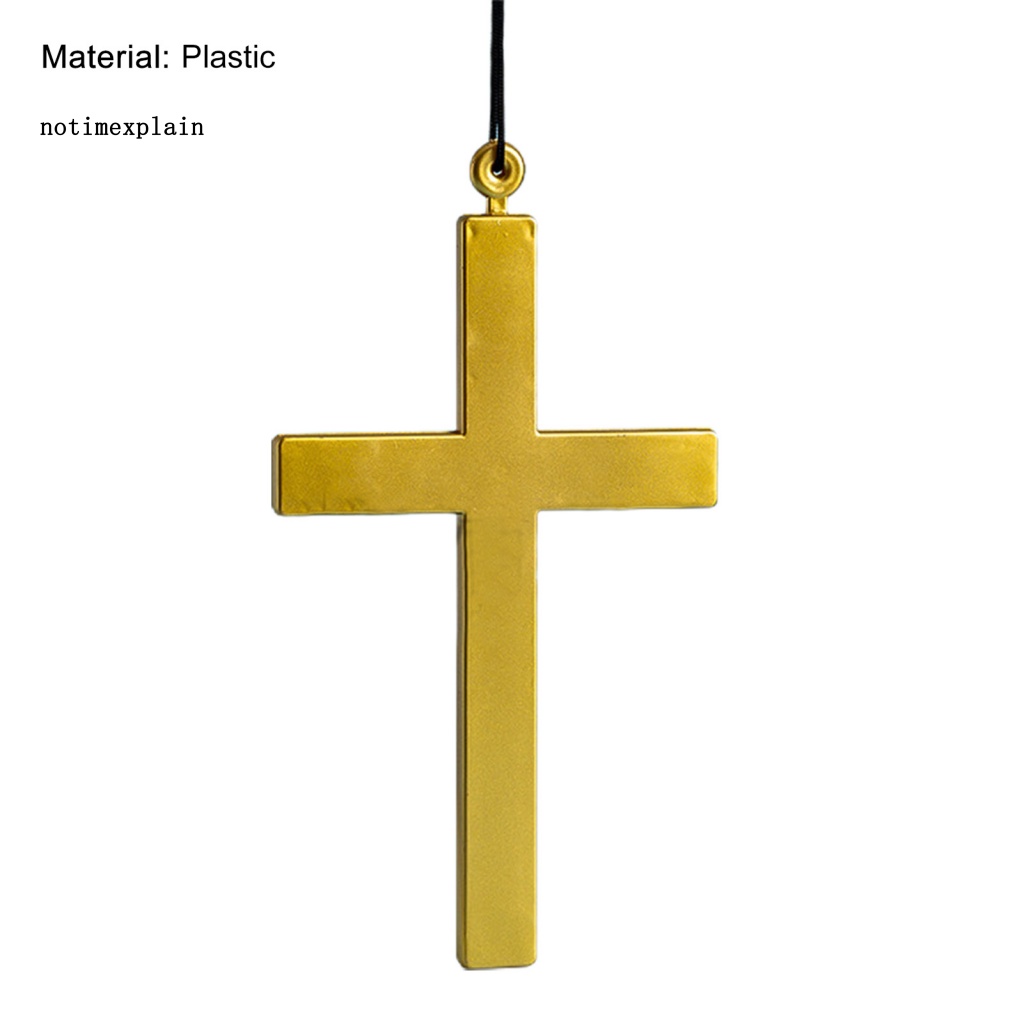 Mặt Vòng cổ Bằng Nhựa Hình Thánh Giá Cho Tiệc Halloween