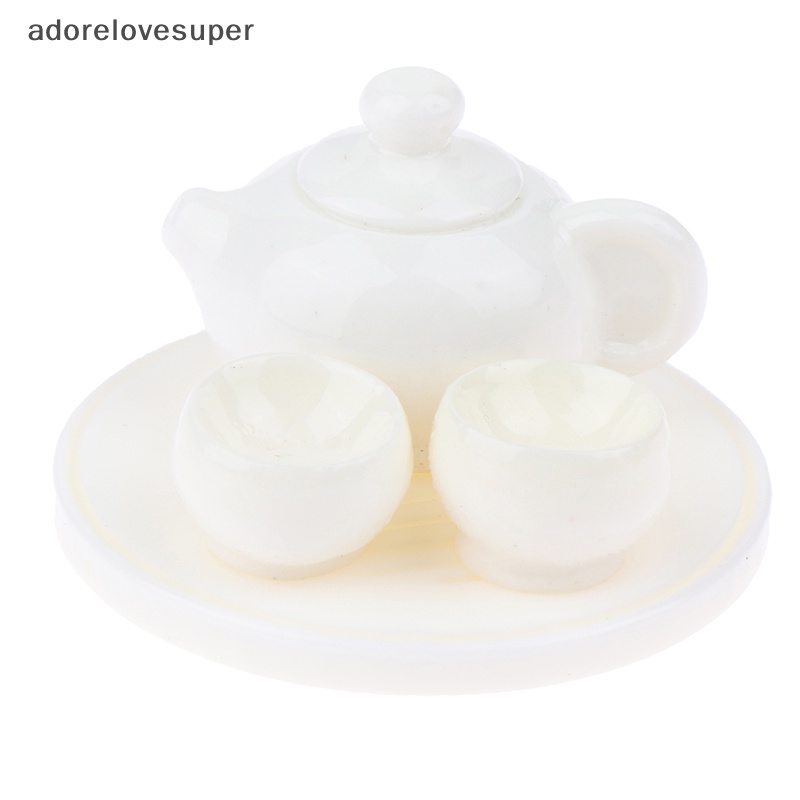 Mô Hình Ấm Trà Mini Bằng Nhựa Resin Phát Quang Dễ Thương DIY 1Vn