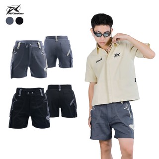 Quần Shorts Nam Nữ PC BRAND - PLANET CRACK -  Blink Khaki Shorts Đen/Xám chì 100% Kaki 340GSM