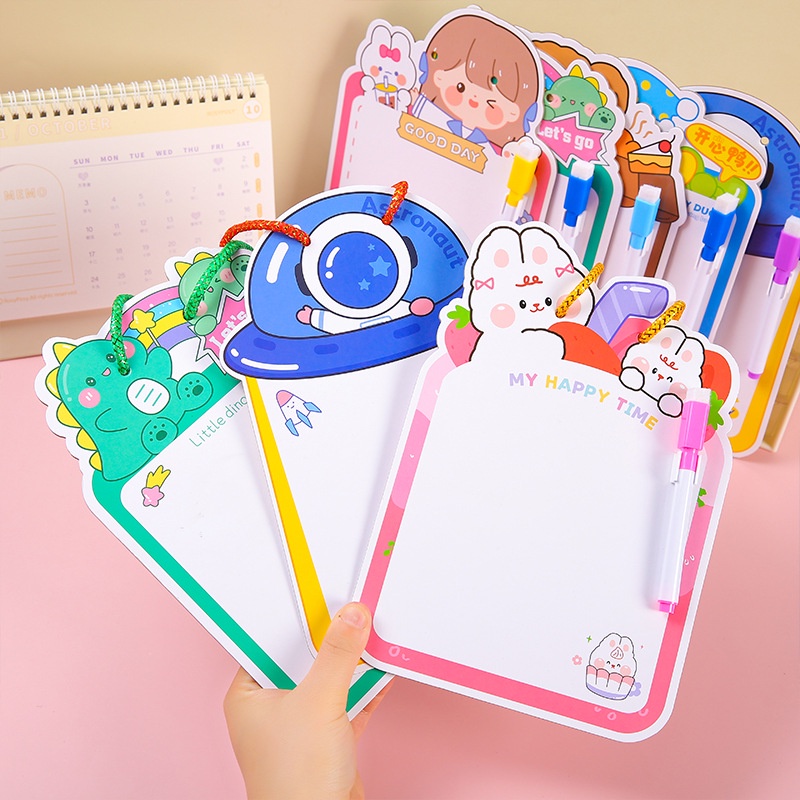 Bảng Vẽ Hai Mặt Xóa Được Hình Hoạt Hình Dành Cho Trẻ Em