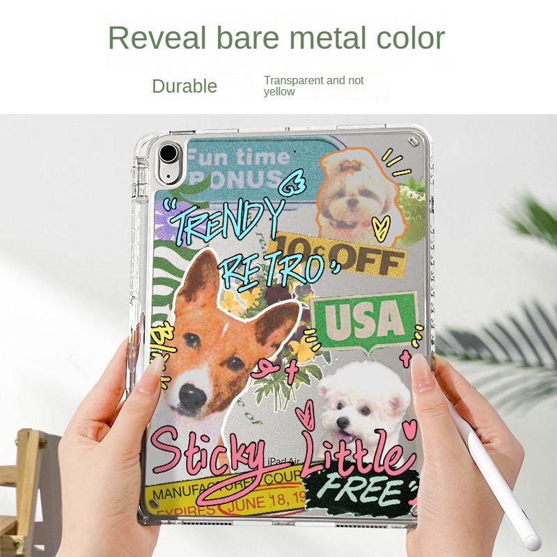 Ốp Máy Tính Bảng Tpu Gập Gọn Cho iPad Air 4 10.9 2021 Pro 11 Gen 10 2022 10.9 gen9 / 8 / 7 Gen 10.2 iPad gen5 / 6 / Air1 / 2 9.7 iPad 6 mini4 5 iPad