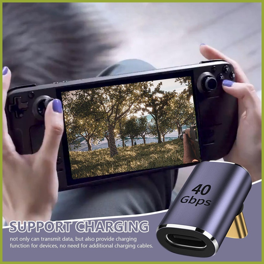 Đầu Chuyển Đổi Từ Cổng Type C Sang Cổng USB 40Gbps Type C