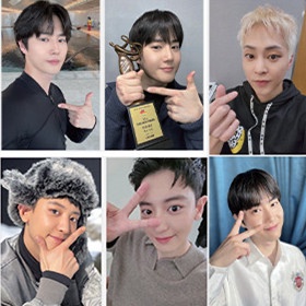 50pcs/box EXO Photocards Album Laser Lomo Cards Kpop Collection LETAOTAO2023