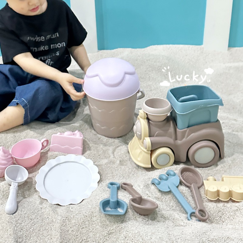 Bộ Đồ Chơi Xúc Cát Bãi Biển Vui Nhộn Cho Bé