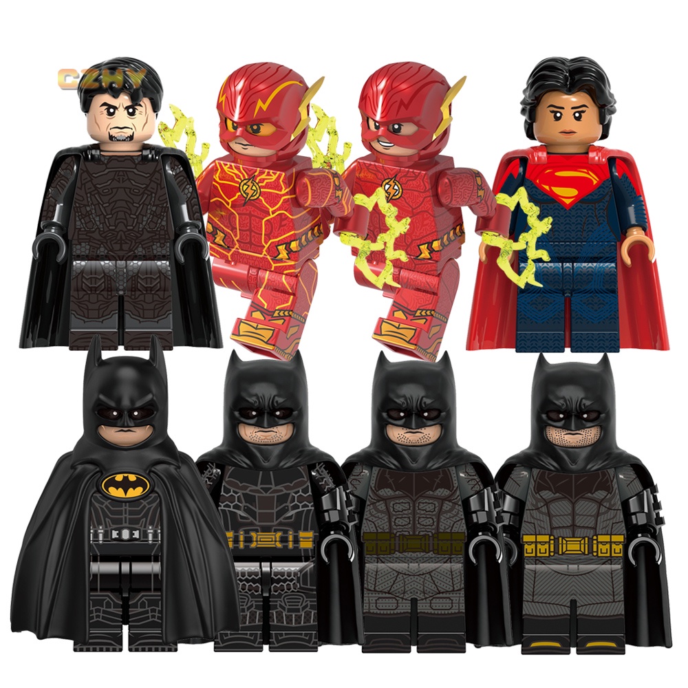Mô Hình G0123 Siêu Anh Hùng Martian Bat The Flash Man General Zod Mini