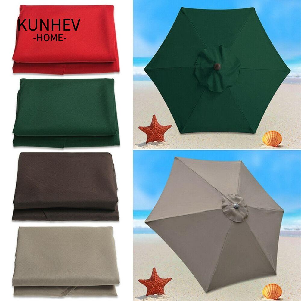 KUNHEV Vỏ Bọc Dù Che Nắng Ngoài Trời Chống Thấm Nước Hình Tròn 2m 6 Cánh Tay