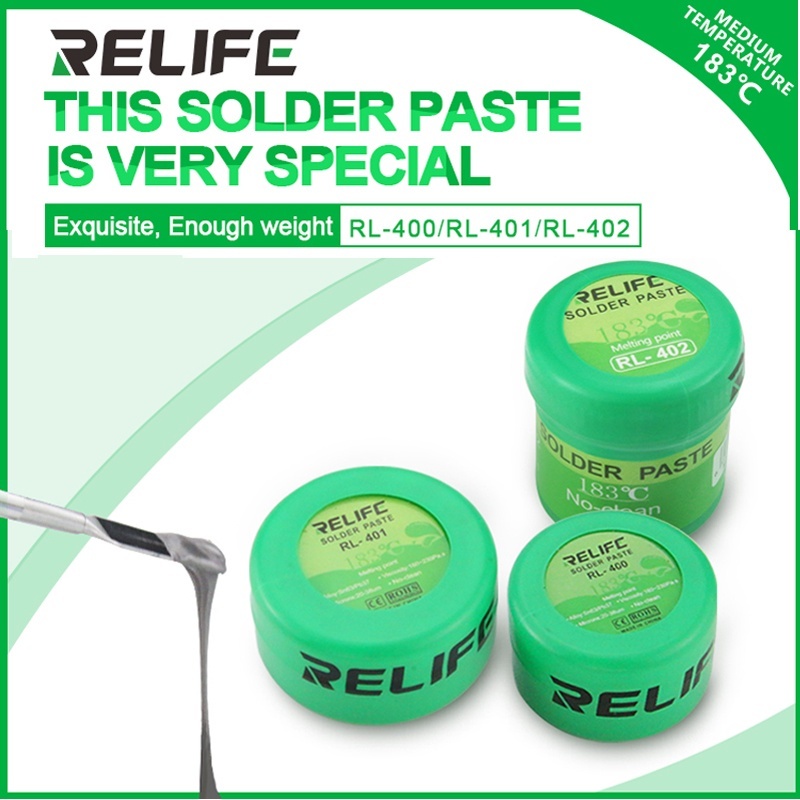 Máy Bay Relife 183383 Relife 1833 Chất Lượng Cao°Keo Hàn Điện Thoại Flux RL-400 RL-401 RL-402 Tin Sn