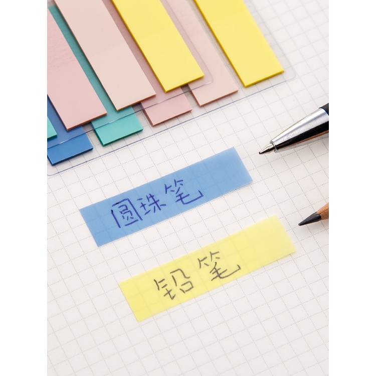 Miếng Dán Ghi Chú Bằng Nhựa Huỳnh Quang WJ347