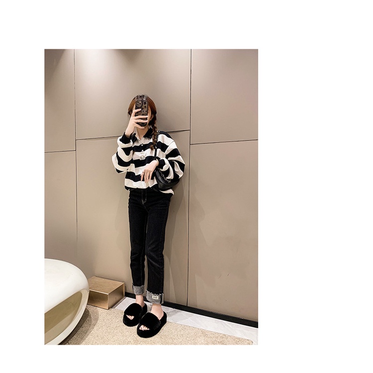 HHH Dép Lông Đế Dày 2023NEW mùa hè dép quai hậu Xinh Xắn