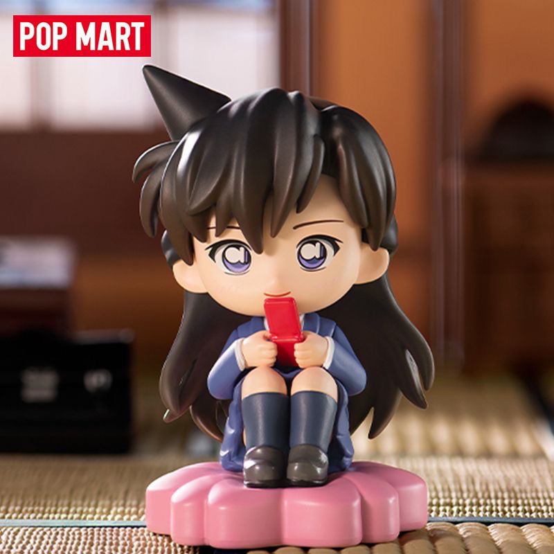 Gô chính hãng popmart thám tử lừng danh conan nhân vật cổ điển hộp mù hình búp bê món quà trang trí