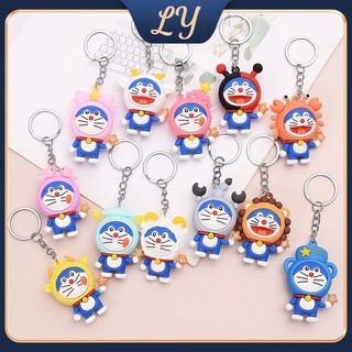 Móc khoá cute 12 chòm sao Doremon Dễ Thương móc chìa mini móc khoá ô tô móc khoá cặp đôi