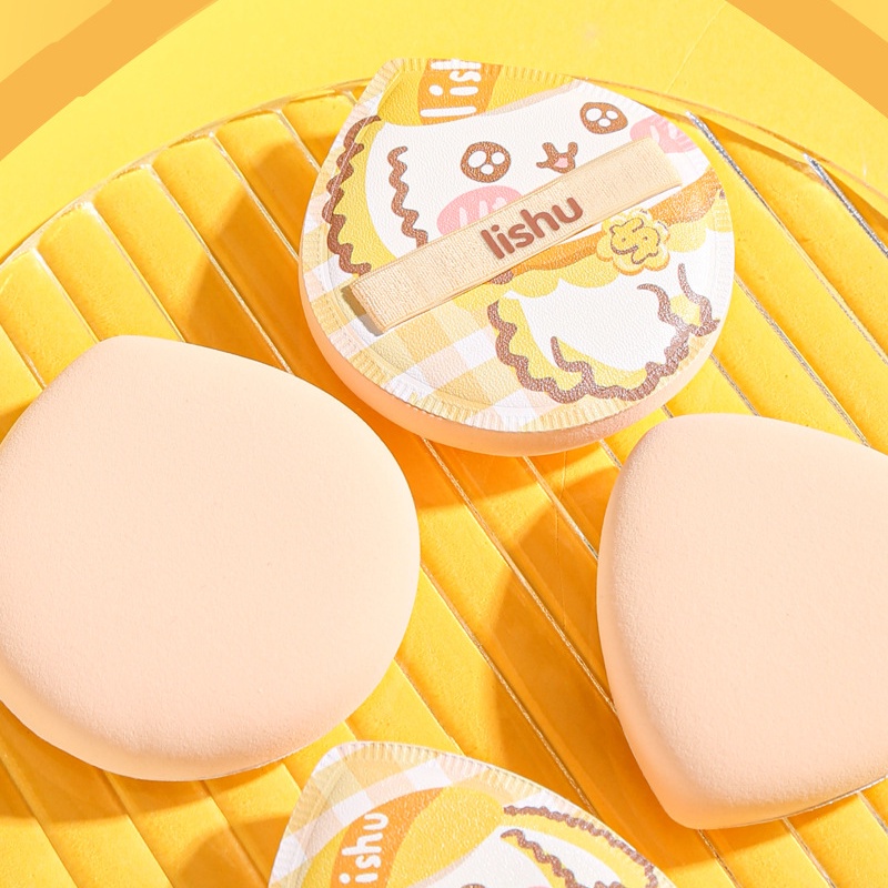 Mút Tán Kem Nền Dạng Lỏng Hình Tam Giác lishu