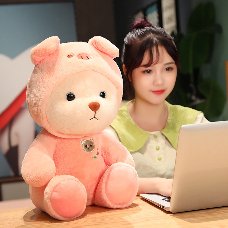 Dễ Thương Thú Nhồi Bông Hình Gấu teddy Biến Hình Sáng Tạo