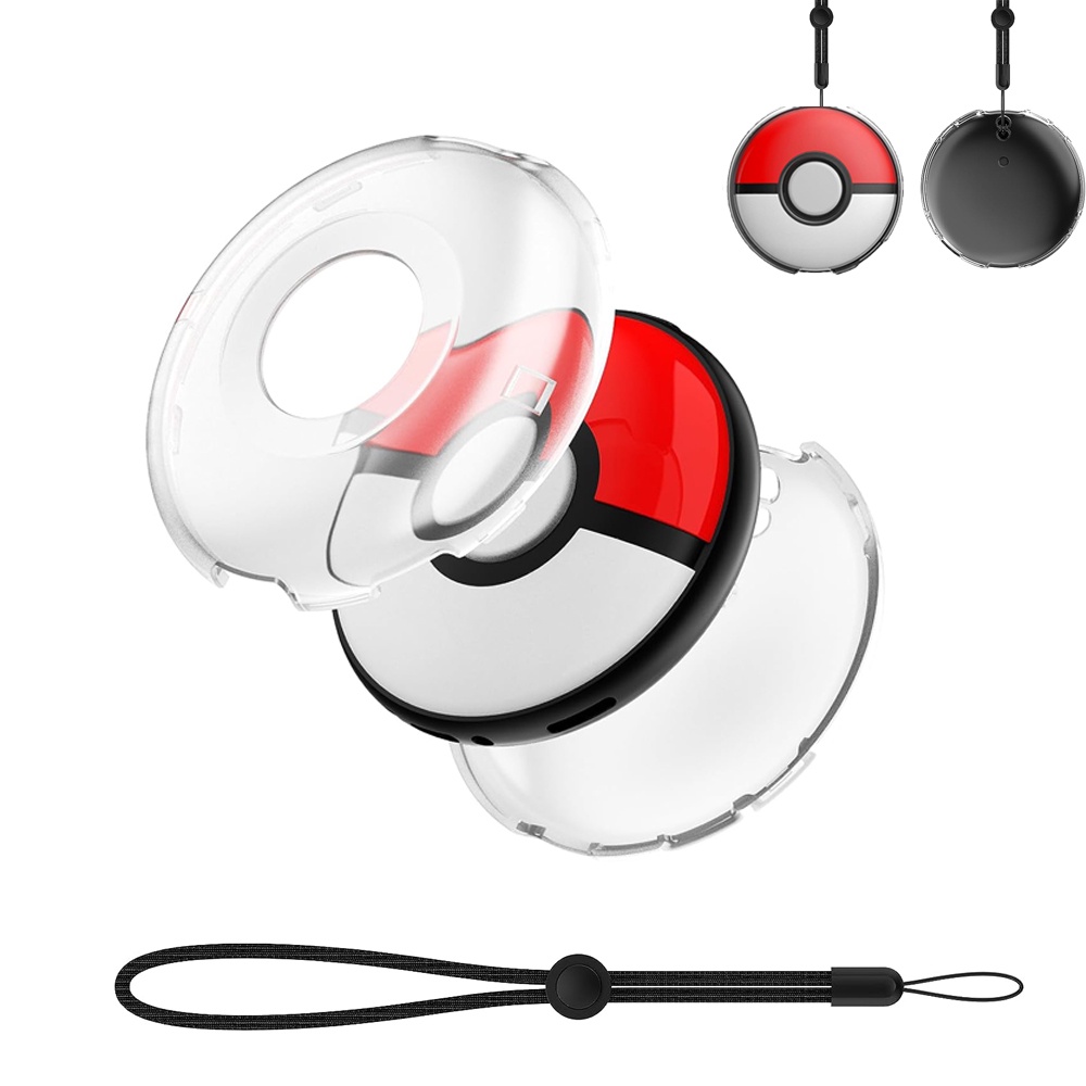Vỏ bảo vệ cho pokemon go plus + vỏ cứng pc với dây đeo cổ tay