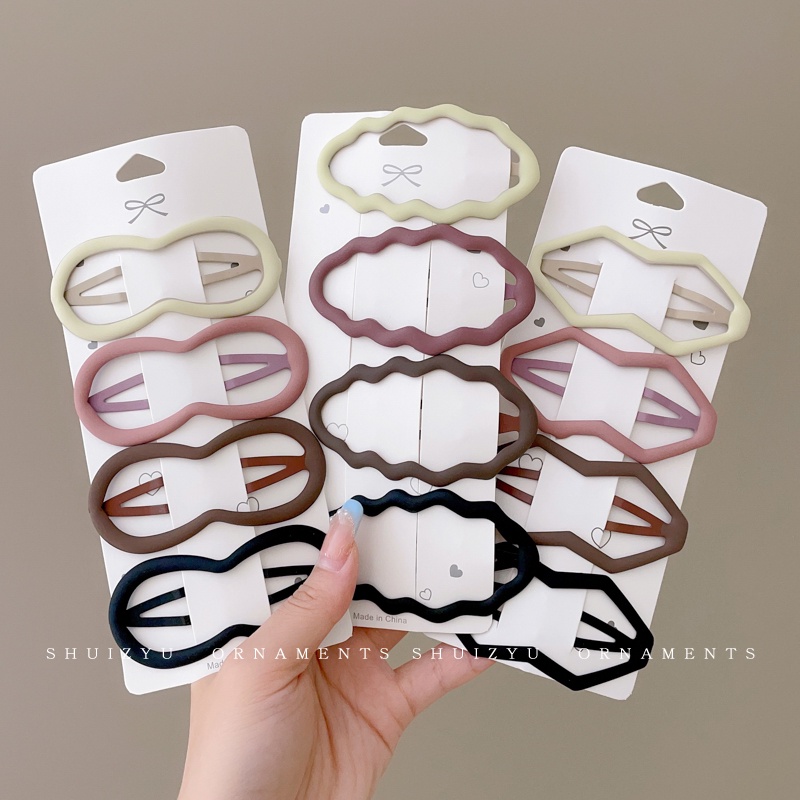 Kẹp tóc đám mây hàn quốc mới tóc mái lớn bb kẹp thời trang tóc mái quá khổ barrette