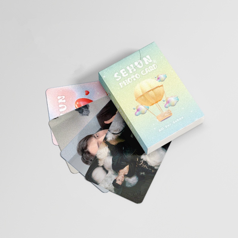 EXO BAEKHYUN Sehun Card Set 50 Tấm Thẻ Ảnh Kpop Lomo Card Hình Nhóm Nhạc