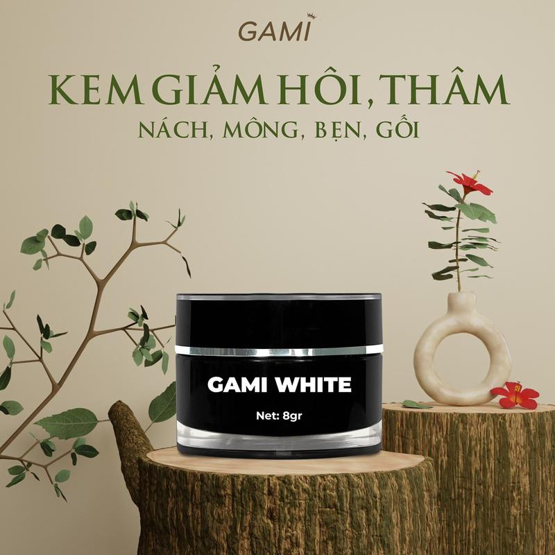 Kem giảm hôi thâm nách, ᶆông, bẹn, gối GAMI WHITE
