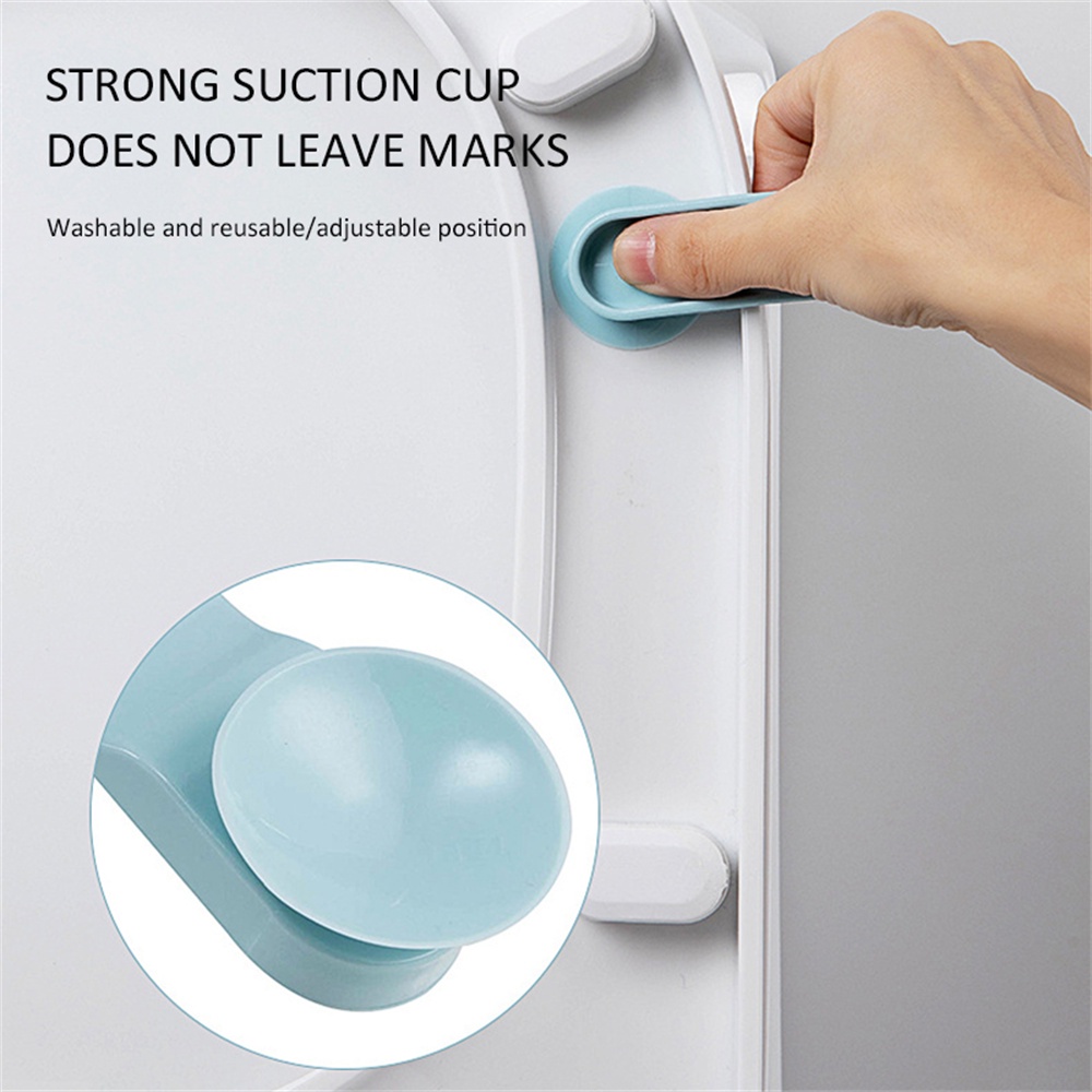 Loại cốc hút mạnh Tay không bẩn Tay dễ lau chùi Nắp bồn cầu Tay cầm di động Dụng cụ mở nắp bồn cầu Nâng lên Hàng có sẵn Bán chạy