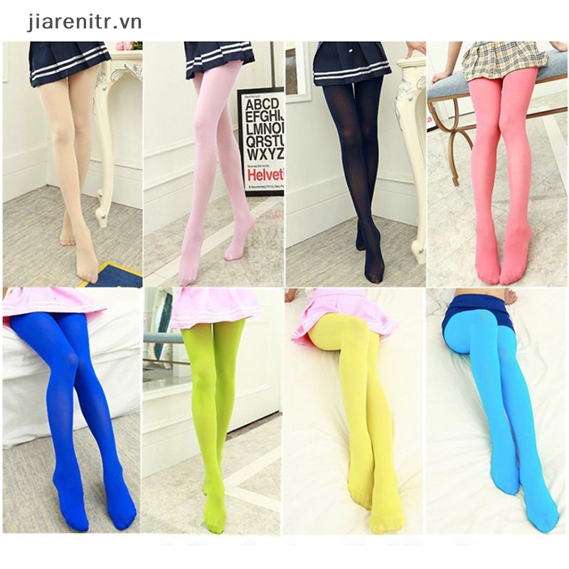Ji woman sexy tights candy color 120d pantyhose nhiều màu nhung tights phụ nữ vớ dài liền mạch cộng với size vn