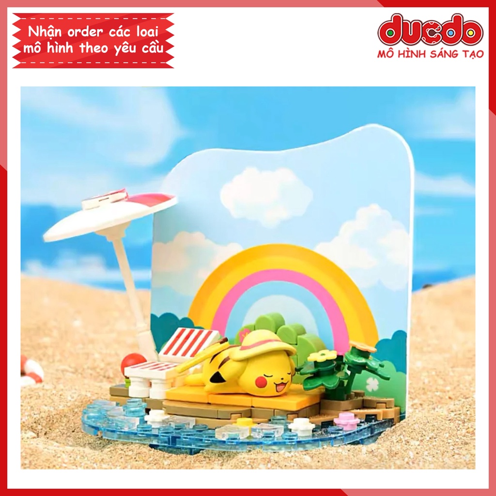 Keeppley K20222 Lắp ghép Pokemon - Đồ chơi Xếp hình Mô hình Pikachu