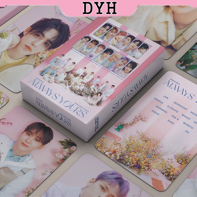 Seventeen Card Set 55 Tấm Thẻ Ảnh ALWAYS YOURS Kpop Lomo Card Hình Nhóm Nhạc