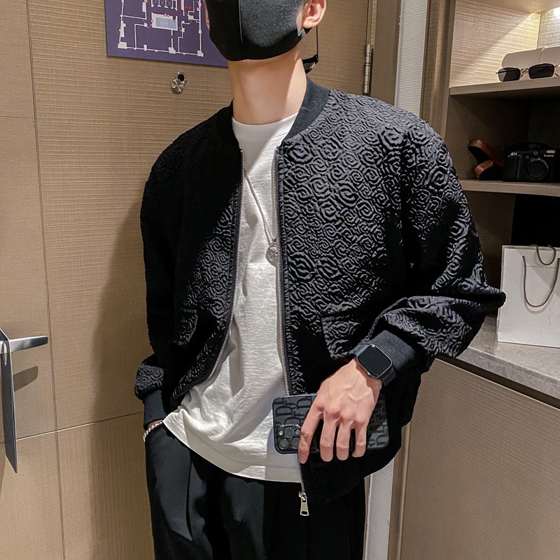 Áo Khoác Bóng Chày Phong Cách Đường Phố Thời Trang Xuân Thu Mới Cho Nam