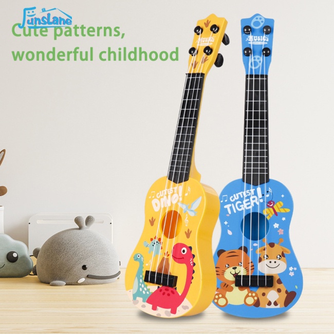 Đồ chơi đàn ukulele mini FUNSLANE 4 dây 16 inch giáo dục học tập cho trẻ em