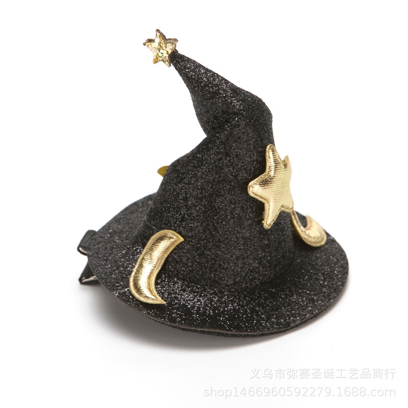 2023 lễ hội ma halloween trang trí vui nhộn halloween mũ phù thủy dễ thương kẹp tóc