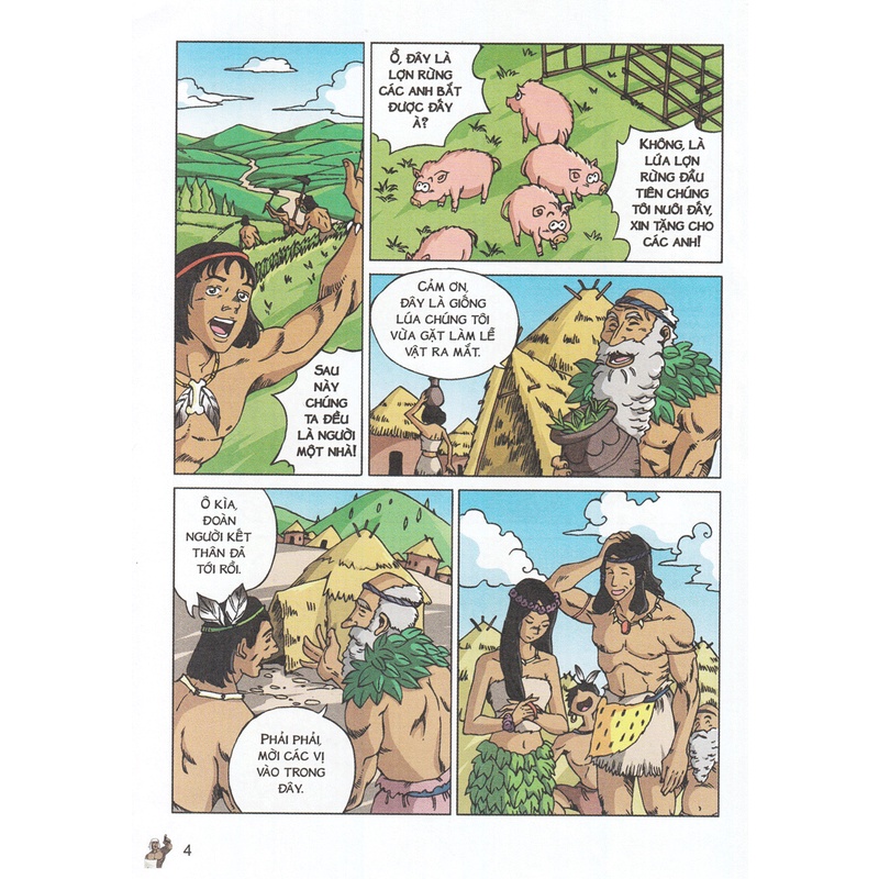 Sách Lược Sử Thế Giới Bằng Tranh - Tập 1 - Rạng Đông Của Văn Minh Nhân Loại