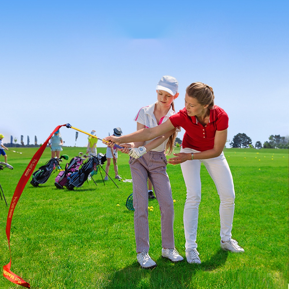 PGM golf practiceer ruy băng đầy màu sắc swing stick thực hành âm thanh cải thiện tốc độ swing đồ dùng câu lạc bộ đào tạo