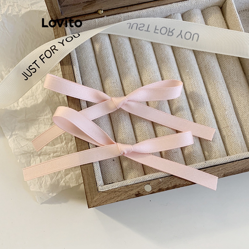 Lovito màu trơn phong cách xinh xắn cho nữ L60AD080