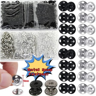 Repair crafts mini metal snap fastener diy handmade press stud cufflinks stealth small luggage connect buckle multi-purpose sewing hooks & eyelets set for connect bags snap buttons