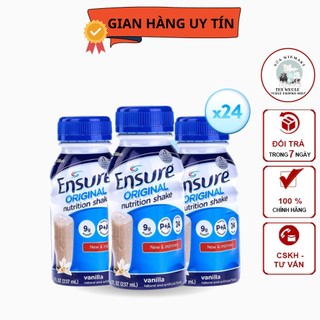 Thùng 24 chai Sữa nước Ensure Abbott 237ml/chai