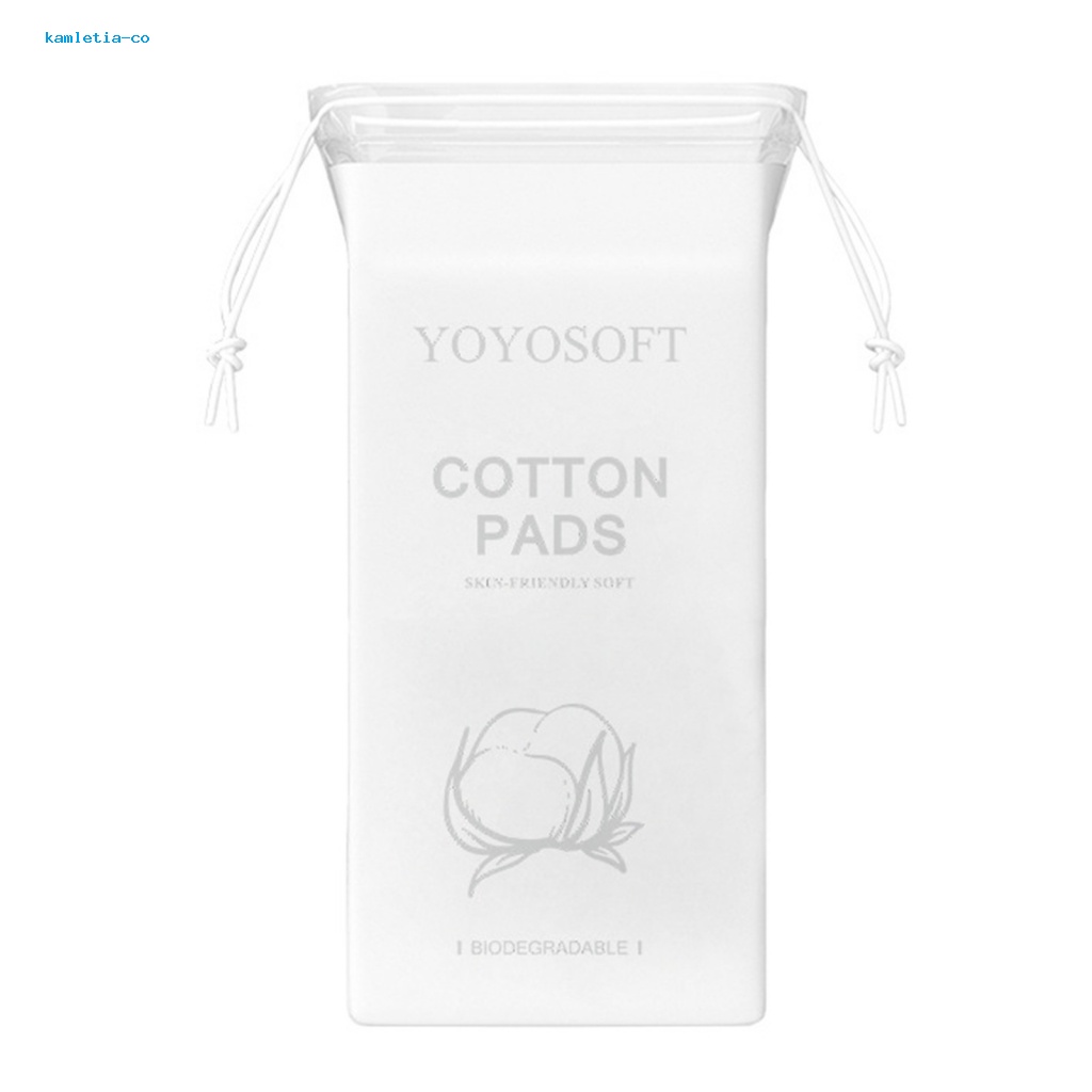 Ka * cotton pad để tẩy trang chăm sóc da miếng bông trang điểm mỏng soft lint-free 100pcs khô / ướt sử dụng móng tay / môi / mắt tẩy trang dùng một lần non-woven for toner