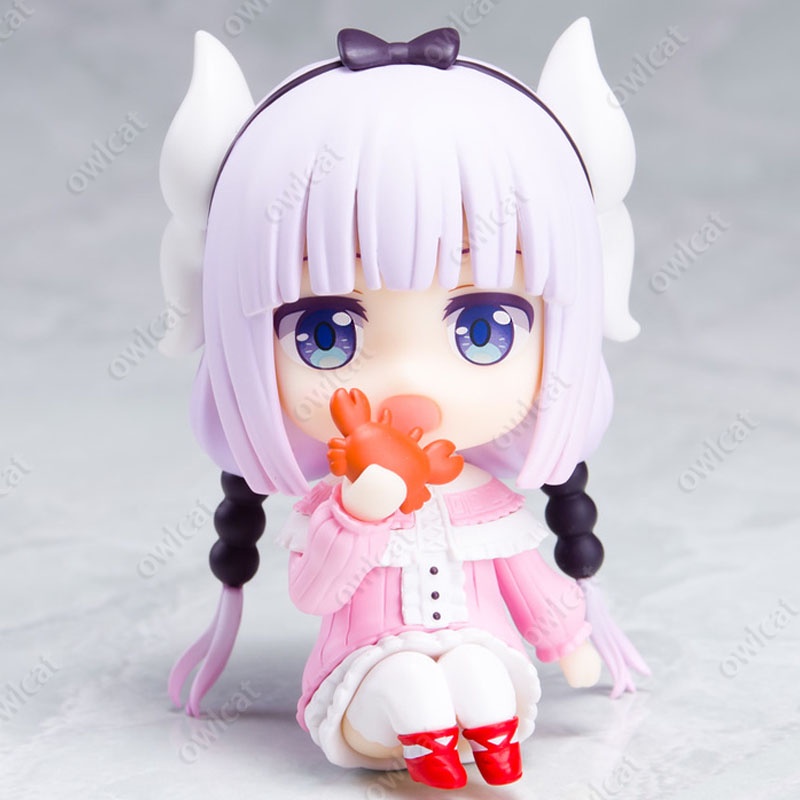 Mô Hình Nhân Vật Miss Kobayashi's Dragon Maid Kanna  10cm Action Figure 1963# Kanna Kamui Bunches Loli Tohru Thunder Dragon PVC Figure Packed in Box Model