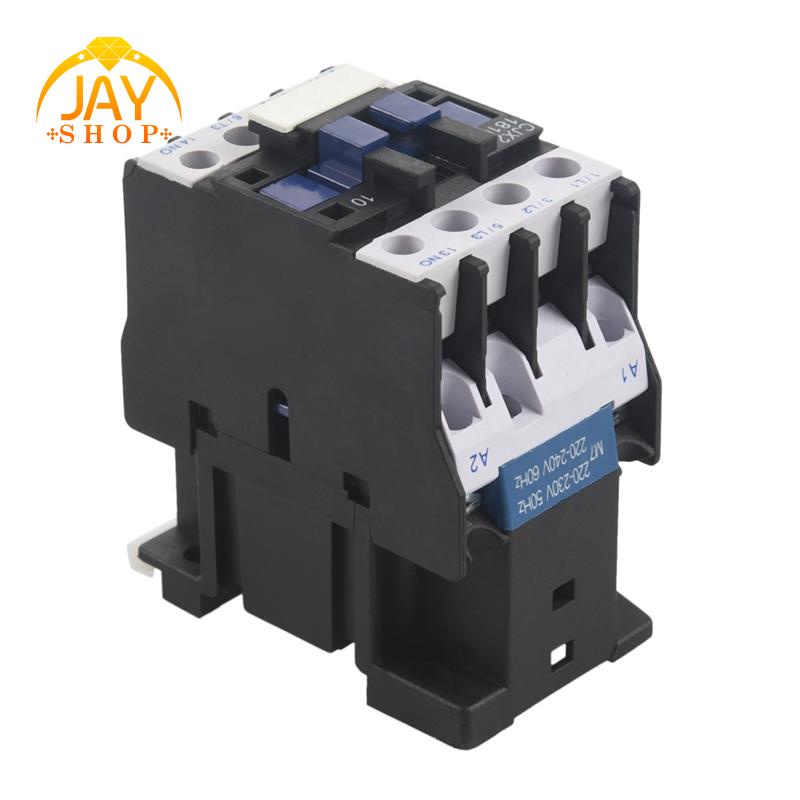 Công tắc tơ điện ac 1no ac 220v 50 / 60hz rơ le khởi động động cơ cuộn dây 32a 3-phase-cực