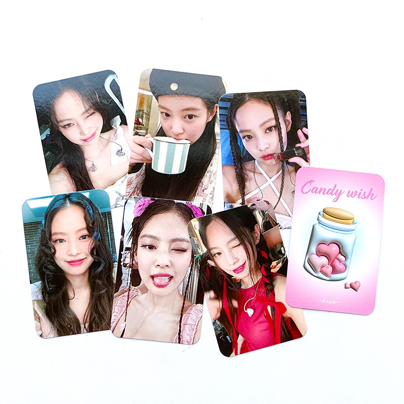 Set 6 Tấm Ảnh lomo Card jennie jisoo lisa Nhóm Blackpink