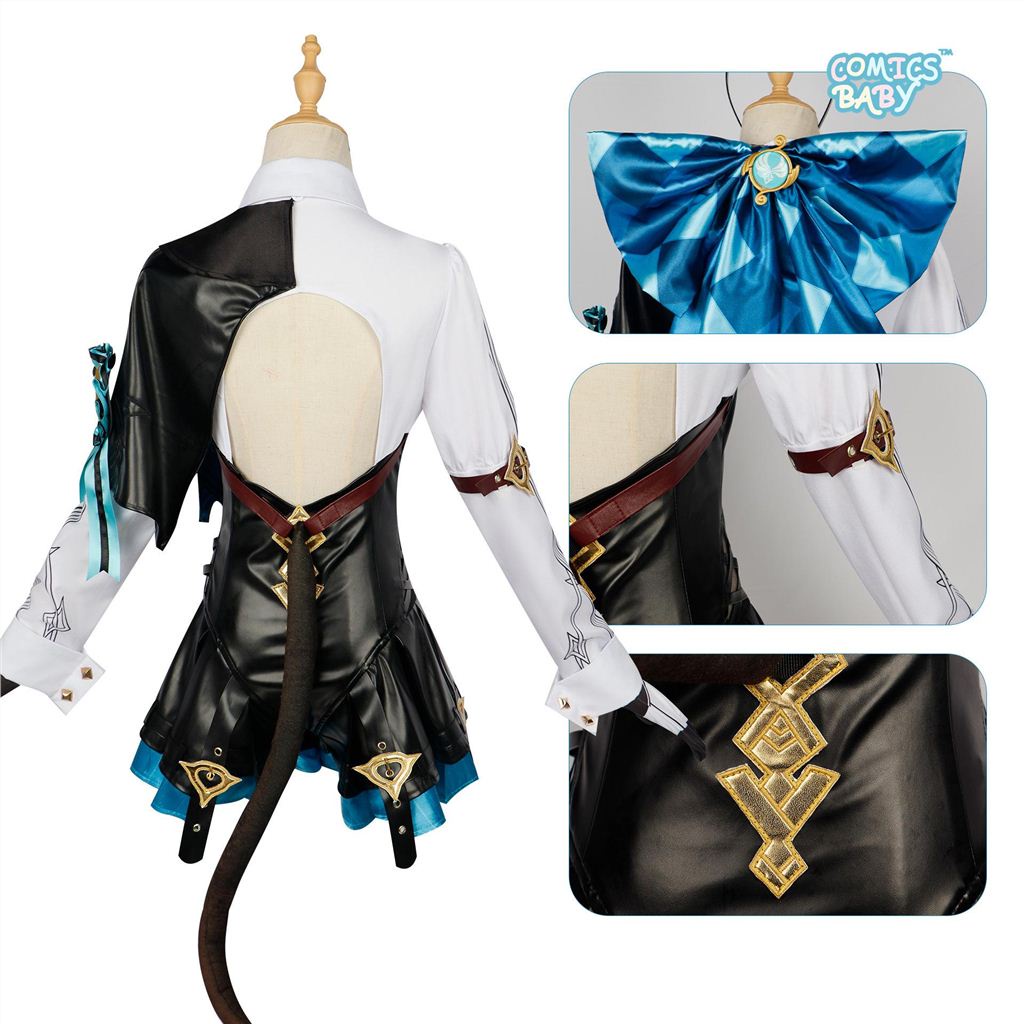Genshin Impact Lynette Lyney Cosplay Costume Gemini Game Anime Two-Dimensional Halloween cos Outfit Skirt