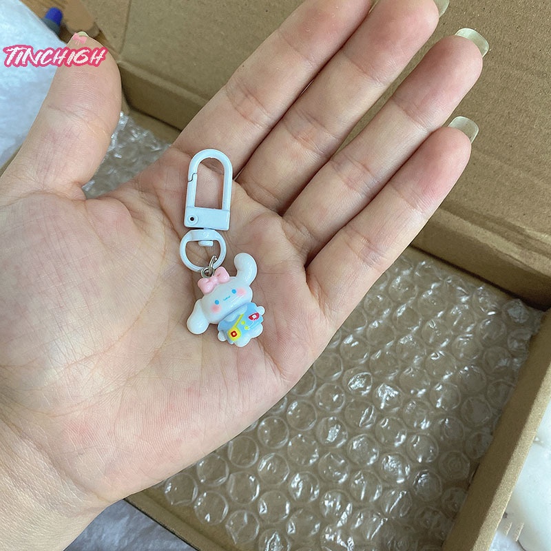 Phim hoạt hình sanrio anime my melody bag keychain dễ thương cinnamonroll kitty charm mặt dây chuyền đồ nữ tính trang trí móc chìa khóa ô tô