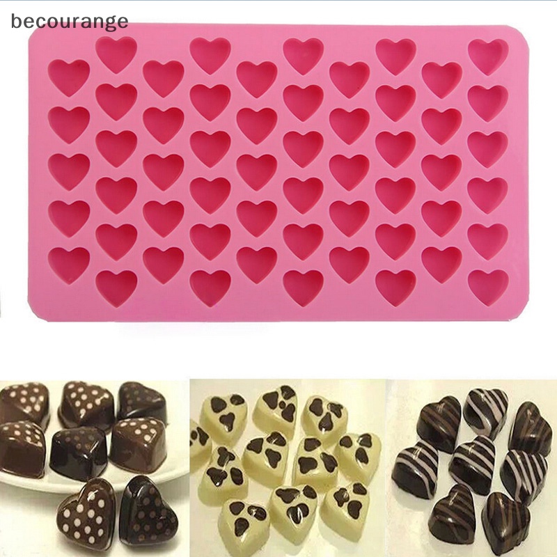 Khuôn silicon love heart chocolate cookies khuôn nướng ice cube cake khay ae21 [mới]