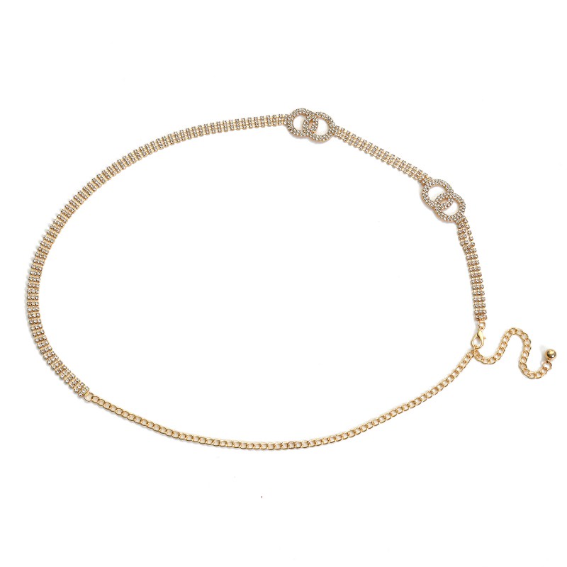 Dây Xích Đeo Thắt Lưng 12 Kiểu Có Đính Đá Hình Bướm Cho Nữ