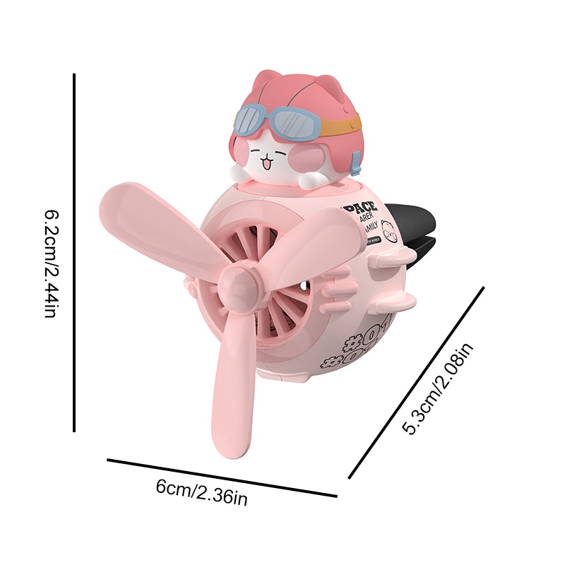Sáp thơm nước hoa ô tô gấu kẹp cửa gió điều hòa quạt trang trí nội thất xe hương thơm cao cấp khử mùi - YKD